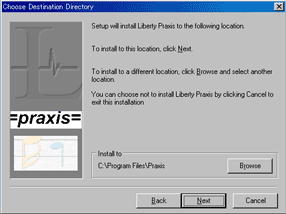 Choose Destination Directory
